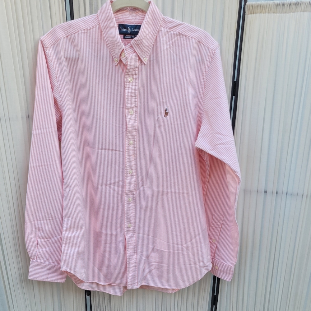 Ralph Lauren Men's  Classic Fit Striped Shirt